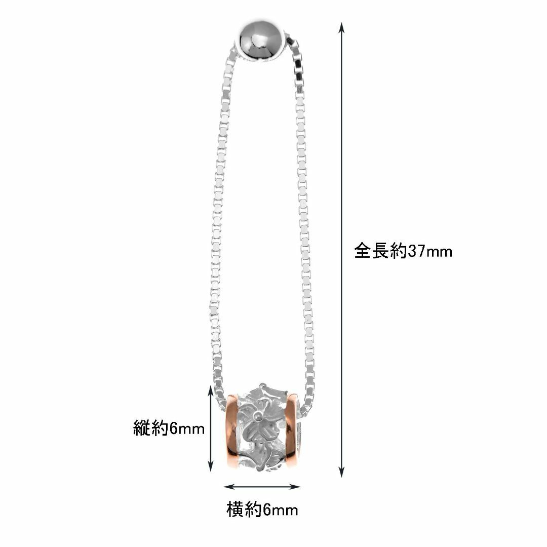 レイラニ ハワイアンジュエリー プルメリア バレル(樽)シルバー チェーンピアス