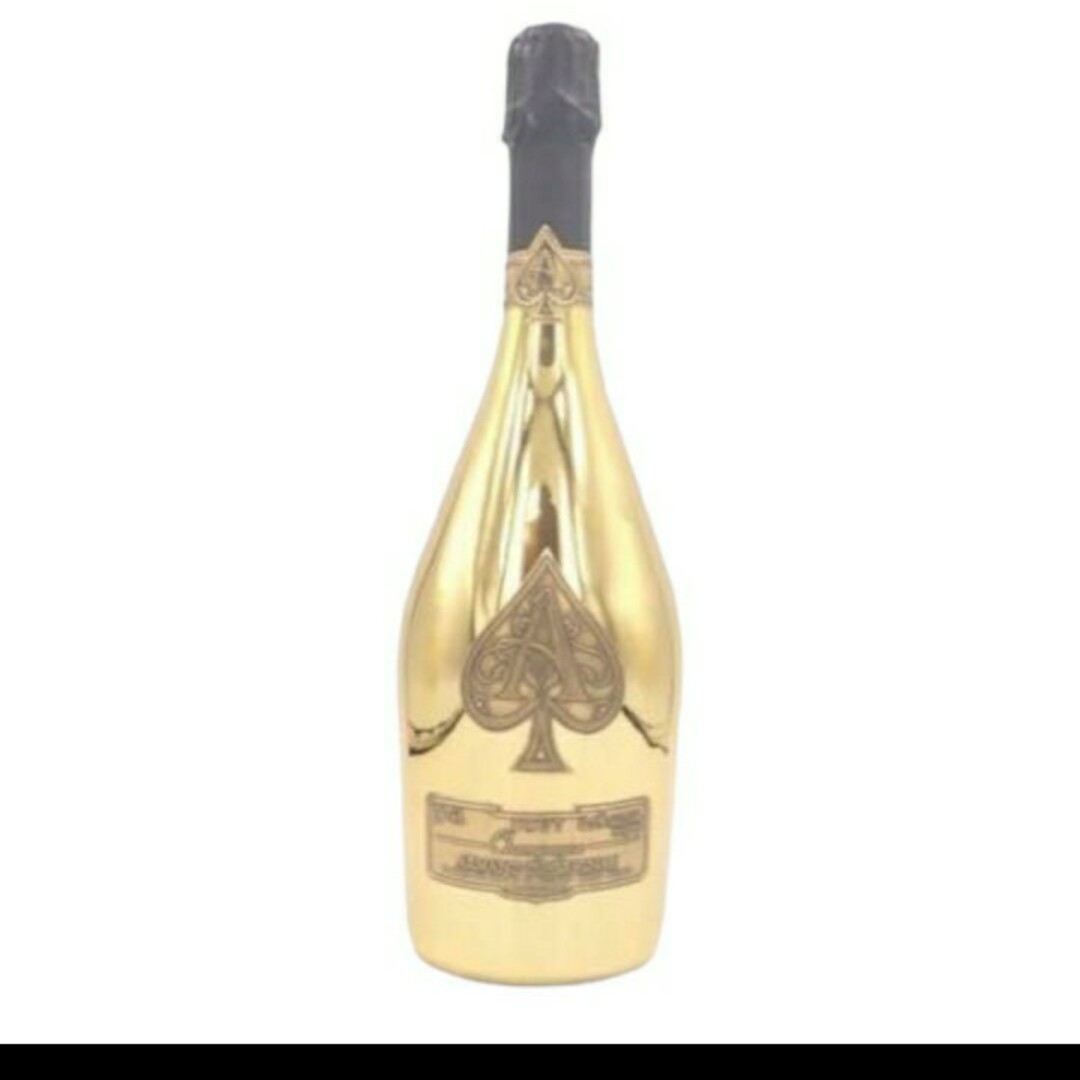 アルマン・ド・ブリニャック(アルマンドブリニャック)のアルマンドゴールド　　袋付き　７５０ml 食品/飲料/酒の酒(シャンパン/スパークリングワイン)の商品写真