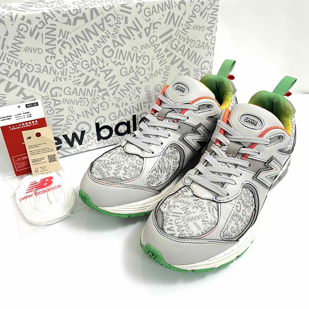 GANNI x New Balance 22SS M2002RGC 25cm