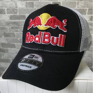 レッドブル(Red Bull)の【新品】13,200円 レッドブル メンズ＆レディース  黒×グレー バック調整(キャップ)