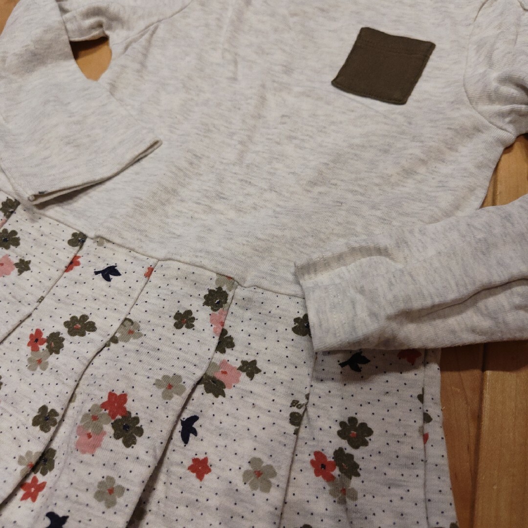 PETIT BATEAU(プチバトー)のPB チュビックワンピース 4a/104cm キッズ/ベビー/マタニティのキッズ服女の子用(90cm~)(ワンピース)の商品写真