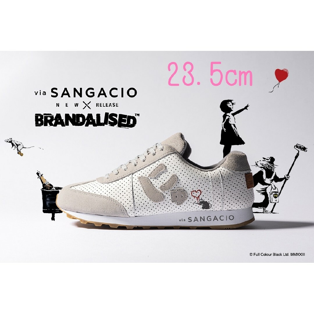 半額SALE☆ にゅ~ずMOM『BRANDALISED』「バンクシー」 スニーカー