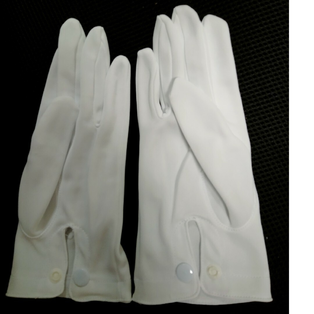 難あり商品　ナイロン100%製　白手袋①　Mサイズ メンズのファッション小物(手袋)の商品写真