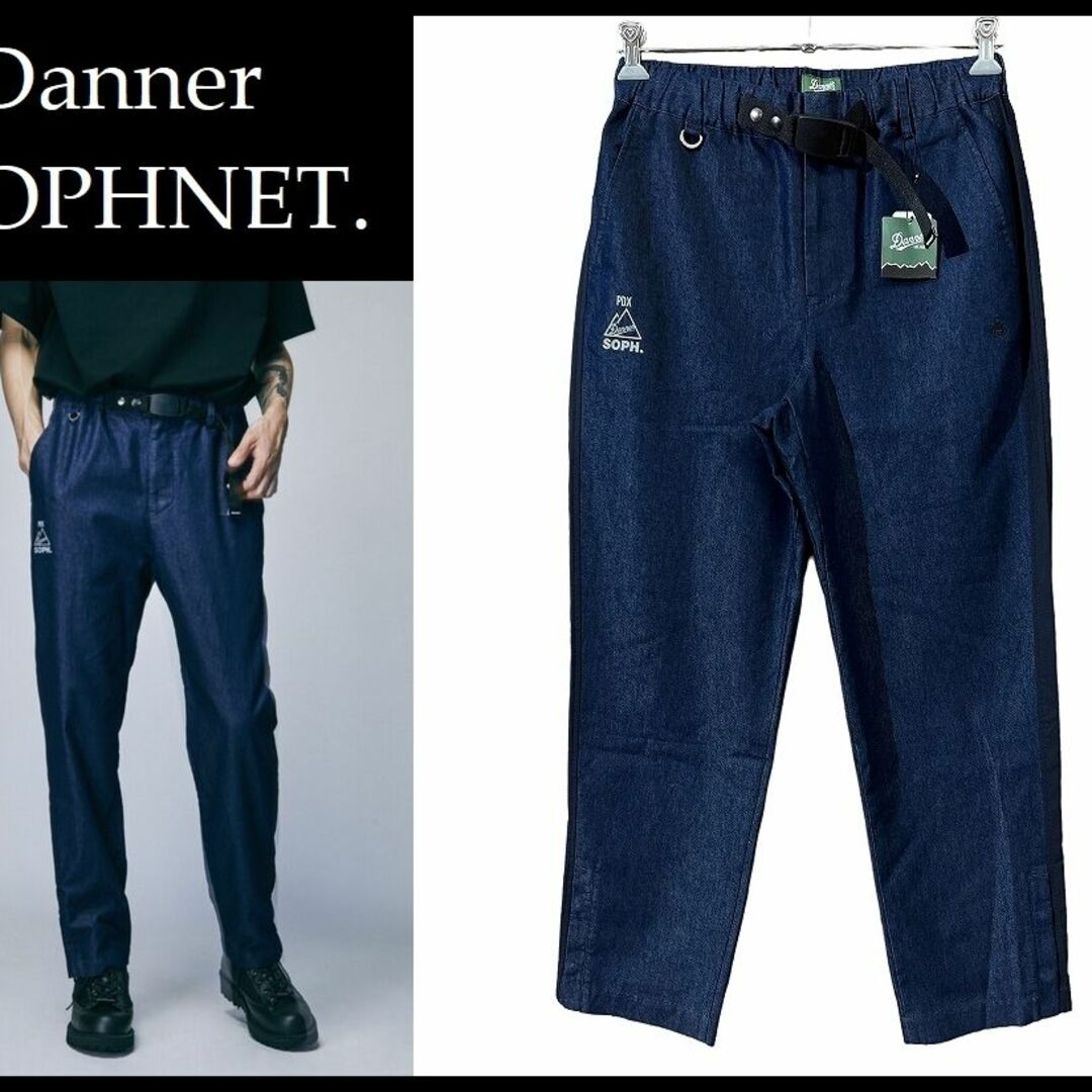 SOPHNET.(ソフネット)の新品 ダナー ソフネット ユーティリティ インディゴ デニム パンツ L ② メンズのパンツ(デニム/ジーンズ)の商品写真
