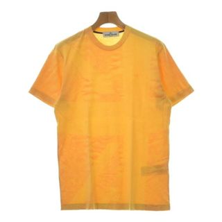 ストーンアイランド(STONE ISLAND)のSTONE ISLAND Tシャツ・カットソー L オレンジ系(総柄) 【古着】【中古】(Tシャツ/カットソー(半袖/袖なし))