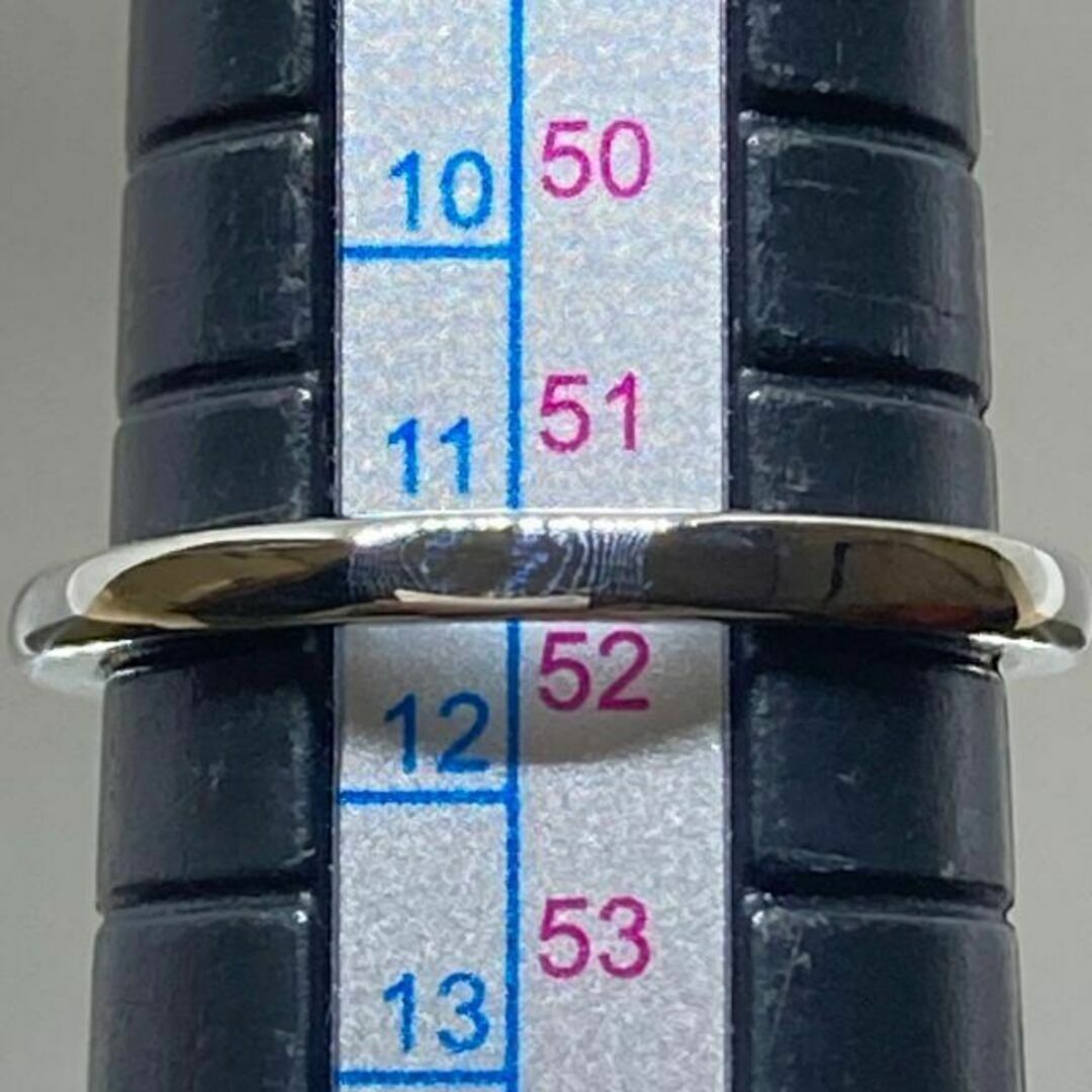 サファイア シルバー リング 指輪 ハート ジルコニア パワーストーン 11号 レディースのアクセサリー(リング(指輪))の商品写真