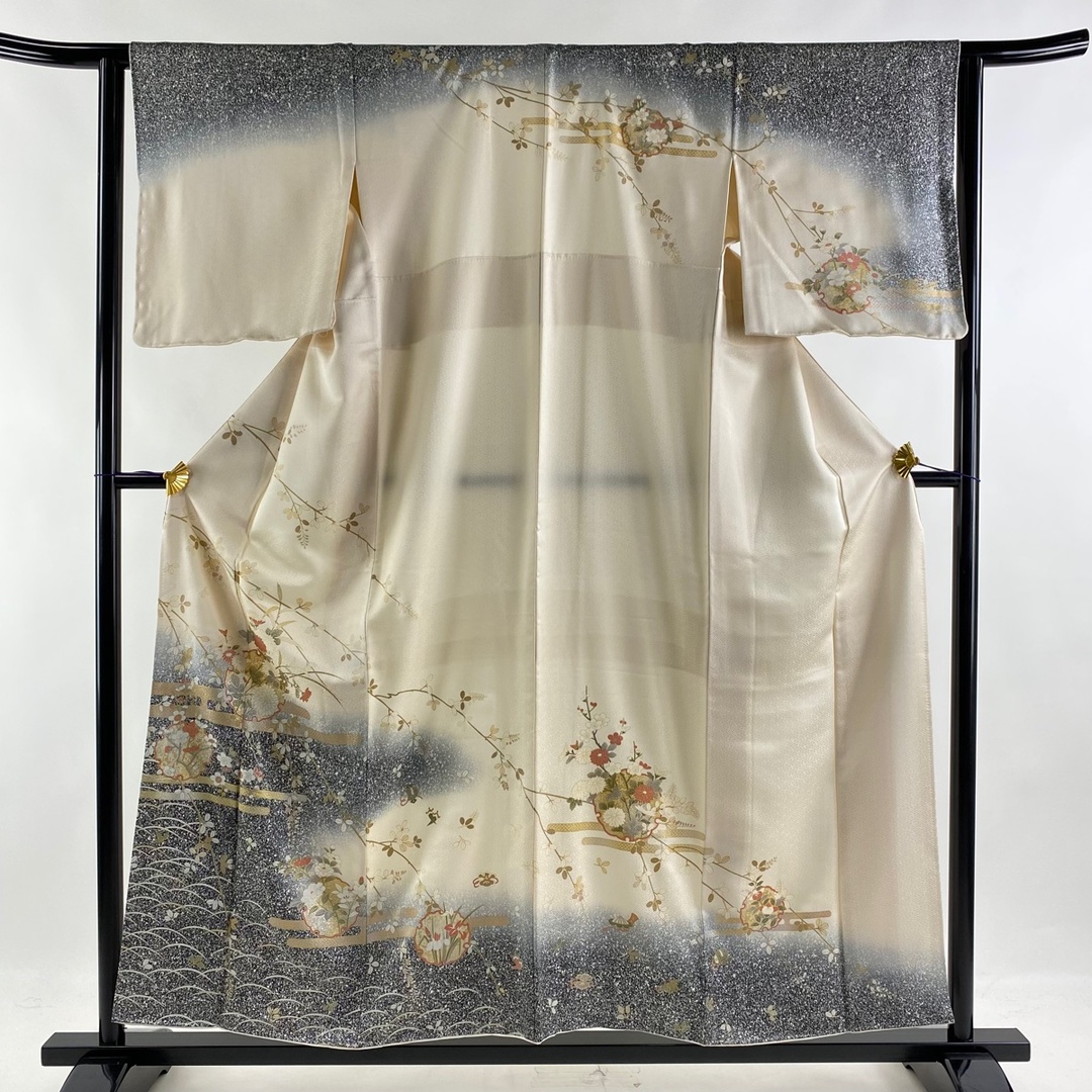 訪問着 身丈156cm 裄丈62cm 正絹 美品 秀品 - 着物