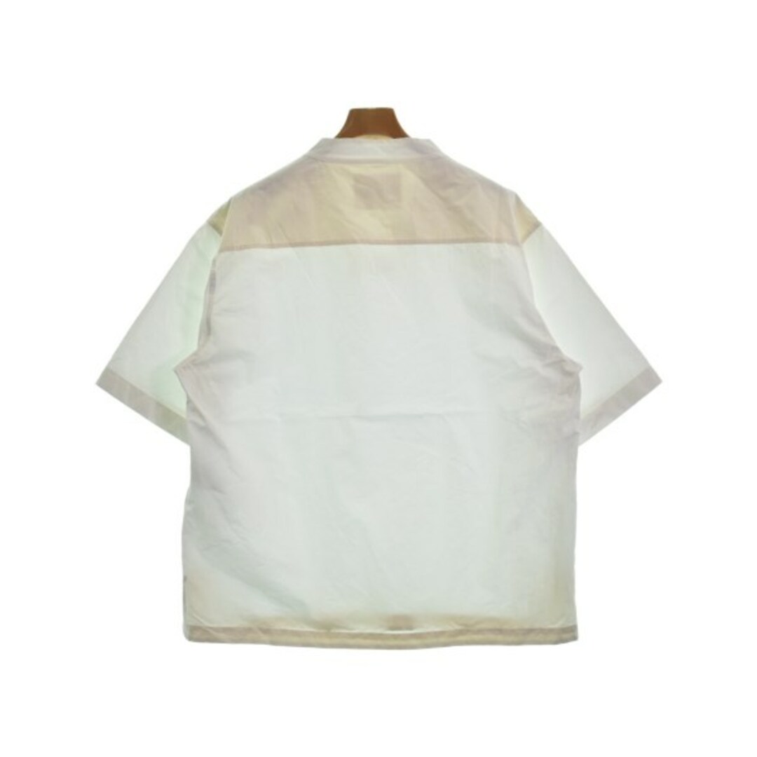 Jil Sander(ジルサンダー)のJIL SANDER ジルサンダー カジュアルシャツ 48(L位) 白 【古着】【中古】 メンズのトップス(シャツ)の商品写真