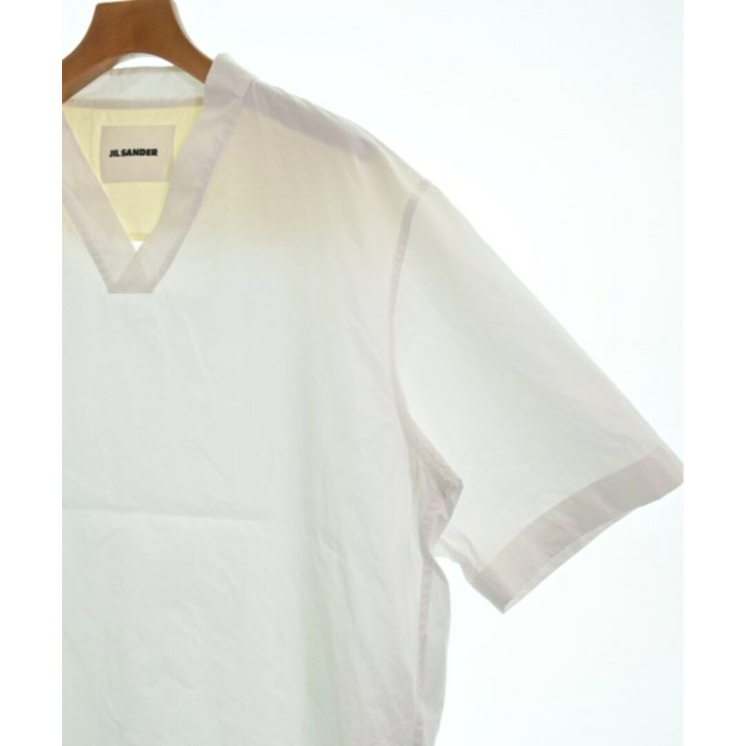 Jil Sander(ジルサンダー)のJIL SANDER ジルサンダー カジュアルシャツ 48(L位) 白 【古着】【中古】 メンズのトップス(シャツ)の商品写真