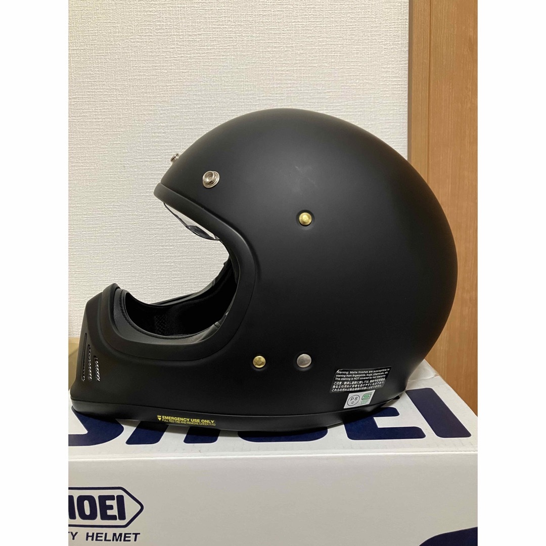 SHOEI - 美品 塗装欠け無し SHOEI EX-ZERO 2022年2月購入 バイザー付の
