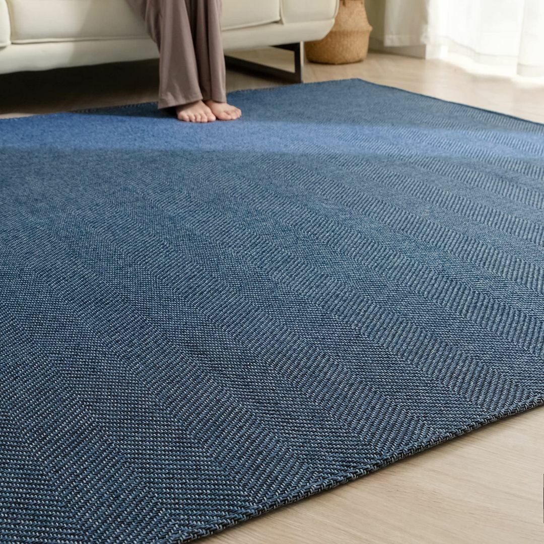 【色: ネイビー】Sun Deco ラグ カーペット 夏用ラグマット 185x2 | フリマアプリ ラクマ 【色: ベージュ】Sun Deco ラグ カーペット 夏用ラグマット 185x2