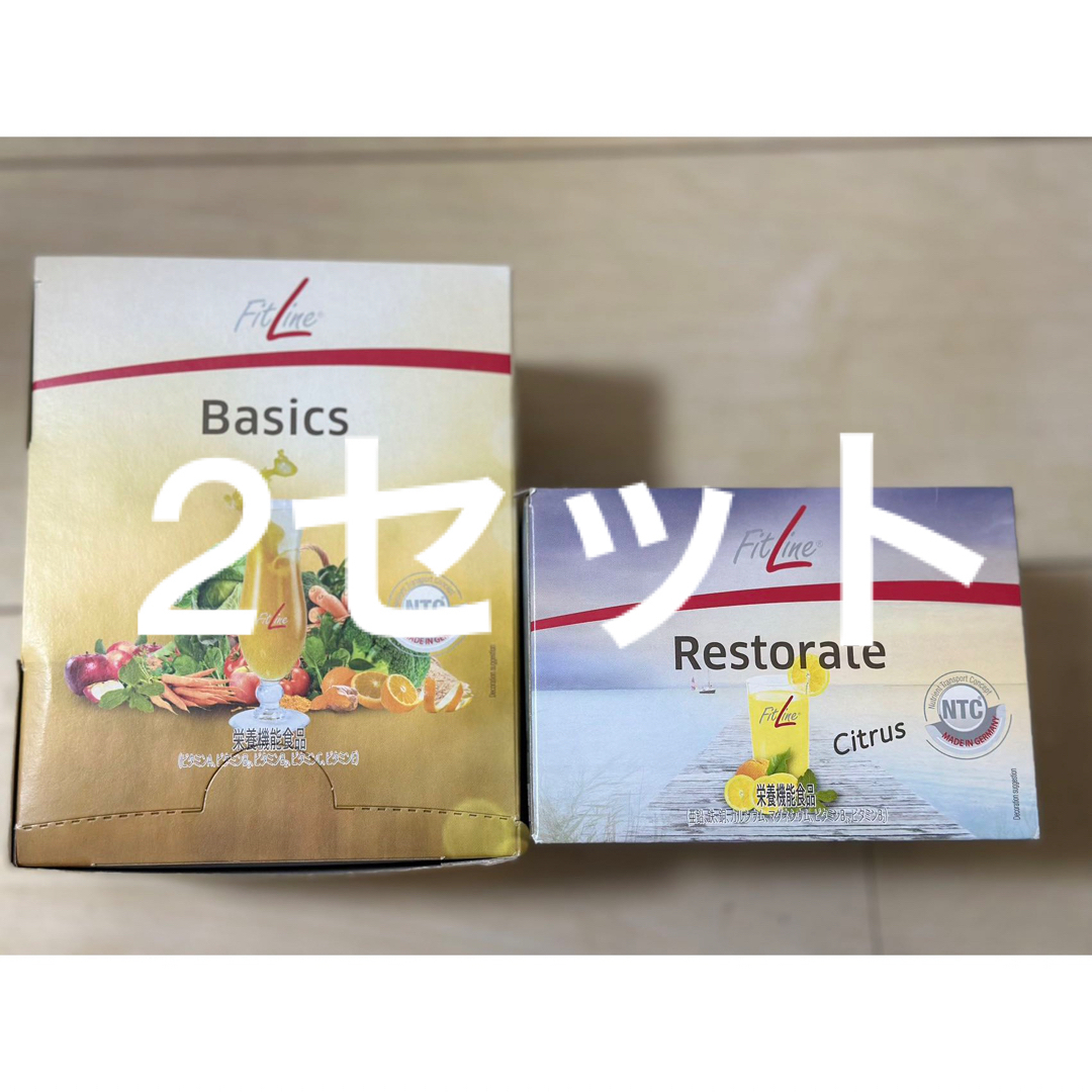 食品/飲料/酒FitLine ベーシックス&  PMフィットラインレスレイト+鉄  2セット