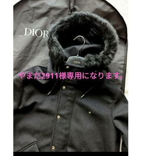 ディオールオム(DIOR HOMME)の至極美品　ディオール　アトリエ　シルバービー　カシミア&ラムファー　モッズコート(モッズコート)