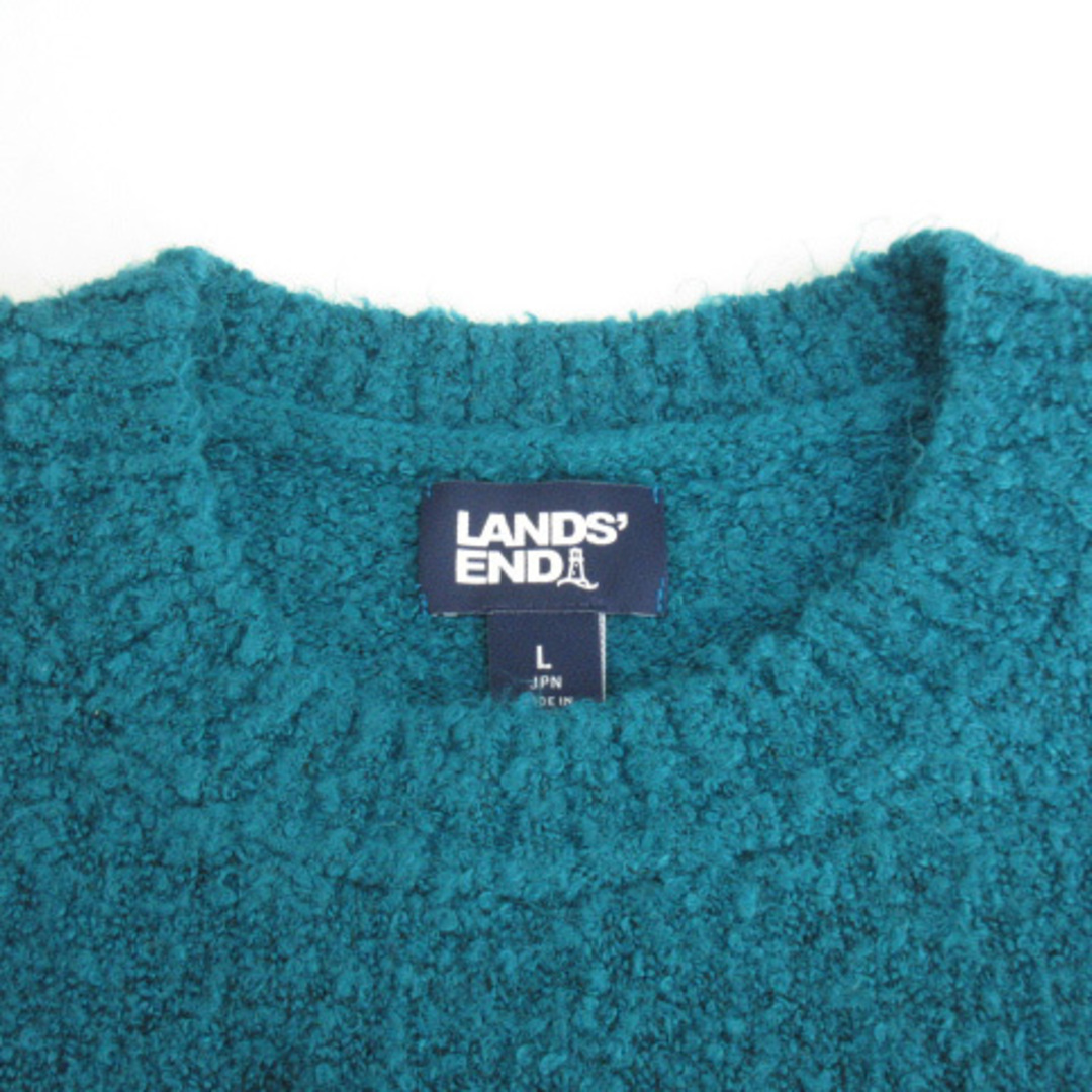 ランズエンド LANDS' END セーター ニット クルーネック ネップ L