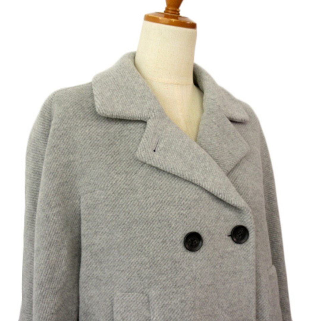 HANAE MORI(ハナエモリ)のハナエモリ HANAE MORI PRIMATIVO Pコート Pコート レディースのジャケット/アウター(ピーコート)の商品写真