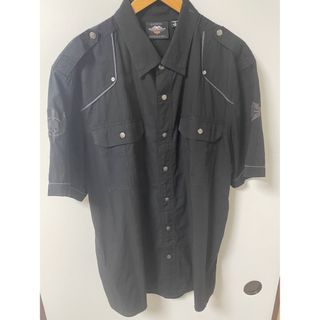 ハーレーダビッドソン(Harley Davidson)のHARLEY DAVIDSON ハーレーダビッドソン 半袖 カットソー ブラック(Tシャツ/カットソー(半袖/袖なし))