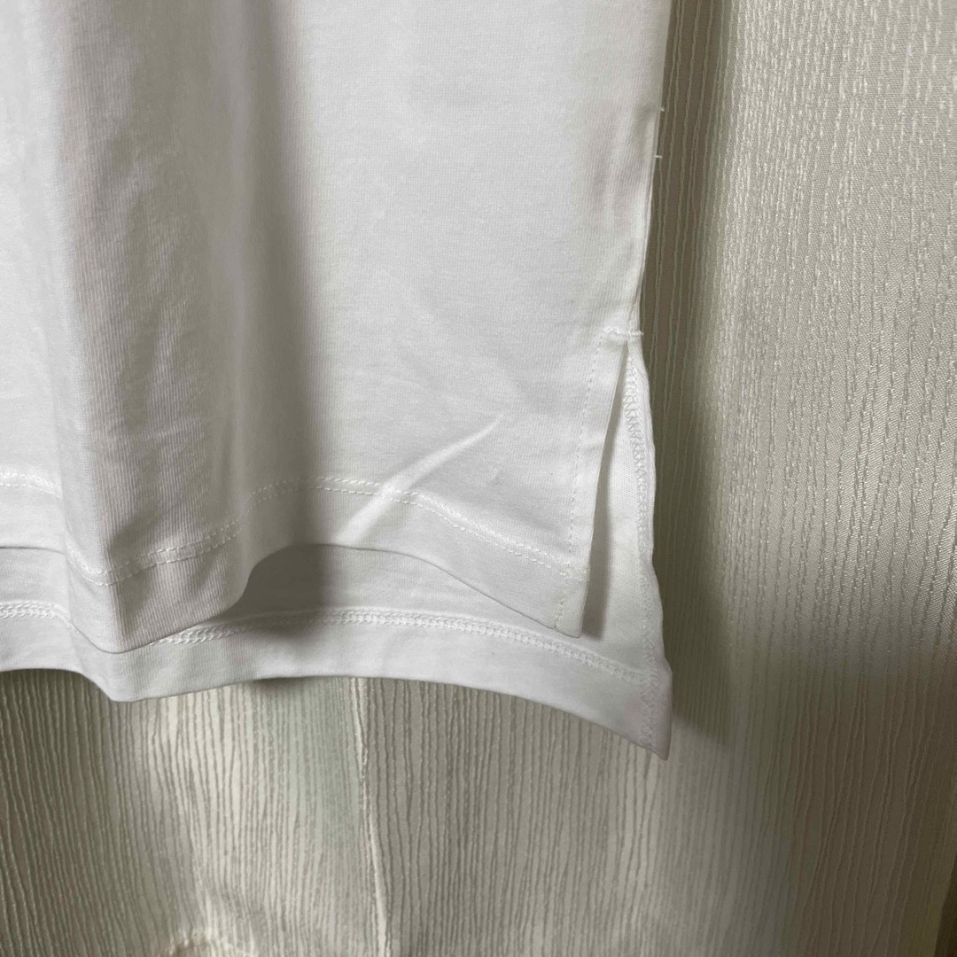 AEON(イオン)の難あり 新品【XL】冷感 無地白Ｔシャツ レディースのトップス(Tシャツ(半袖/袖なし))の商品写真