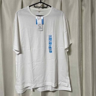 イオン(AEON)の冷感【XL】無地 Tシャツ☆白(Tシャツ(半袖/袖なし))