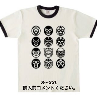 プロレス リンガーTシャツ ミルマスカラス ショッカー スーパーストロングマシン(Tシャツ/カットソー(半袖/袖なし))