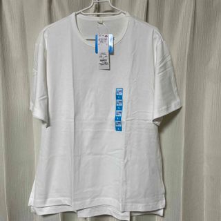 イオン(AEON)の冷感【Lサイズ】無地 Tシャツ☆白(Tシャツ(半袖/袖なし))