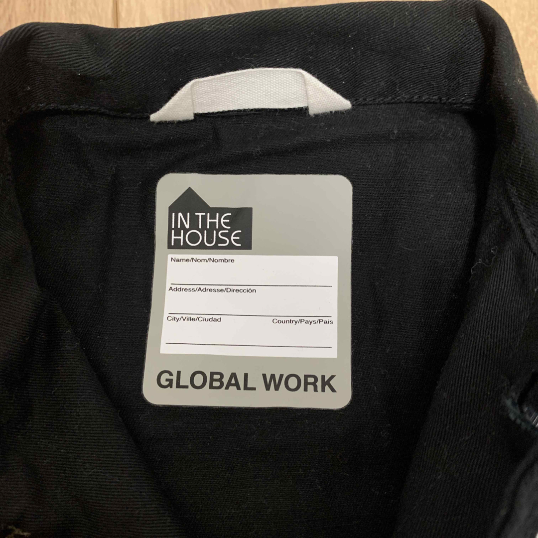 GLOBAL WORK(グローバルワーク)のGLOBAL WORK×IN THE HOUSE(M)シャツジャケット キッズ/ベビー/マタニティのキッズ服男の子用(90cm~)(Tシャツ/カットソー)の商品写真