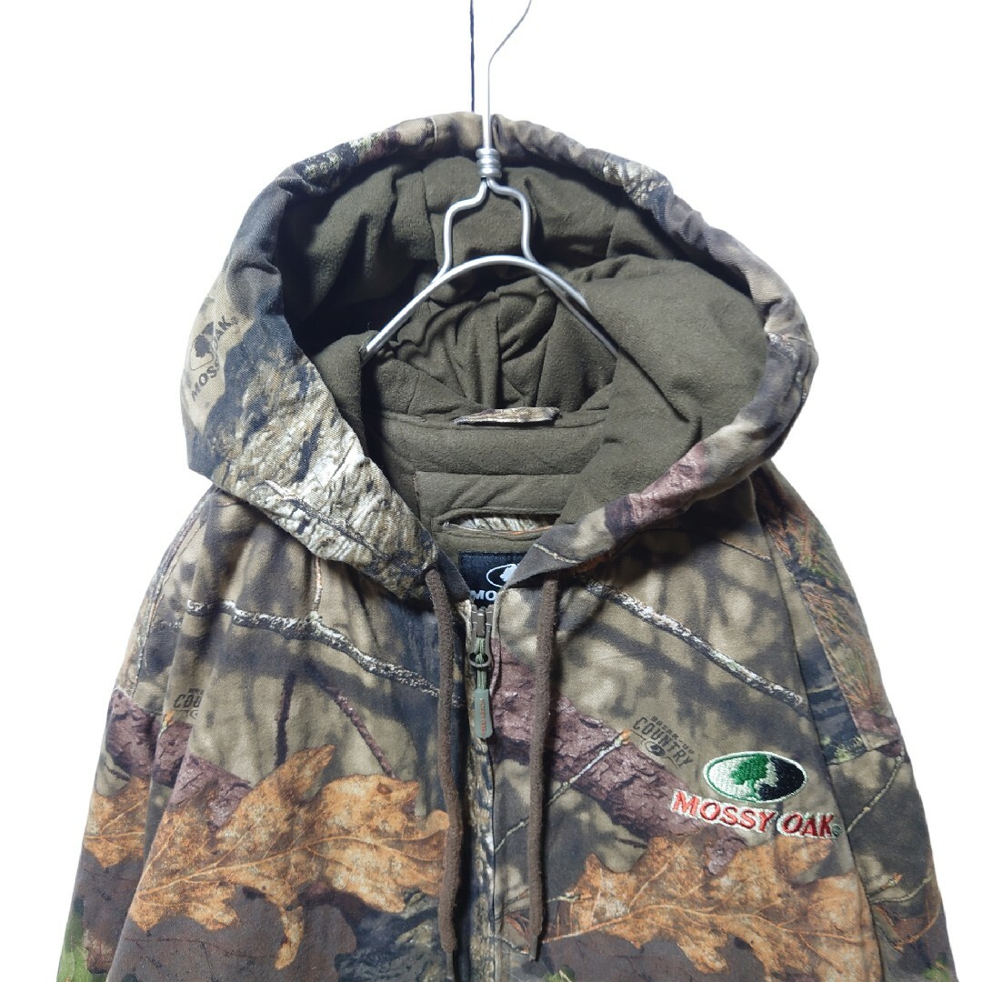 MOSSY OAK】リアルツリーカモ フード付き中綿入りブルゾン A1218 | www
