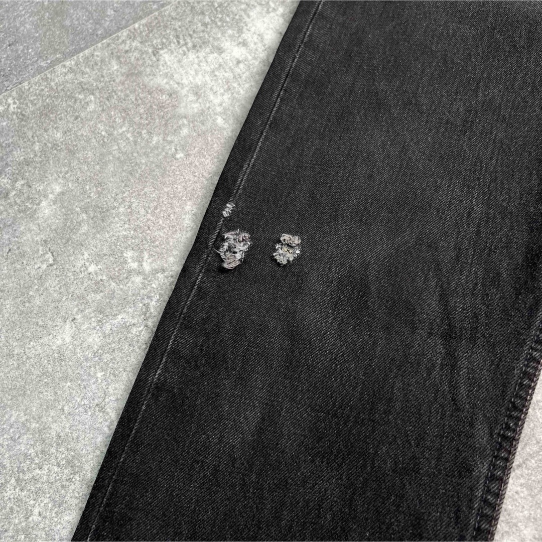 Levi's(リーバイス)の90's USA製 VINTAGE Levis 701 ブラック デニムパンツ メンズのパンツ(デニム/ジーンズ)の商品写真