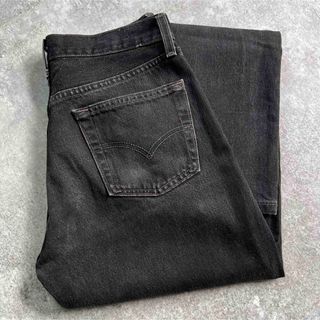 リーバイス(Levi's)の90's USA製 VINTAGE Levis 701 ブラック デニムパンツ(デニム/ジーンズ)