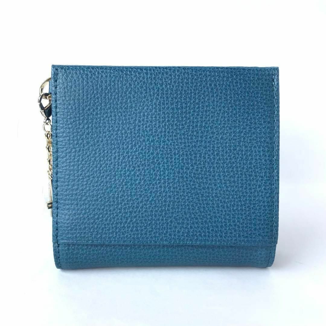 LANVIN en Bleu(ランバンオンブルー)の【新品】ランバンオンブルー ブリエ BOX２つ折り財布 グリーン レディースのファッション小物(財布)の商品写真