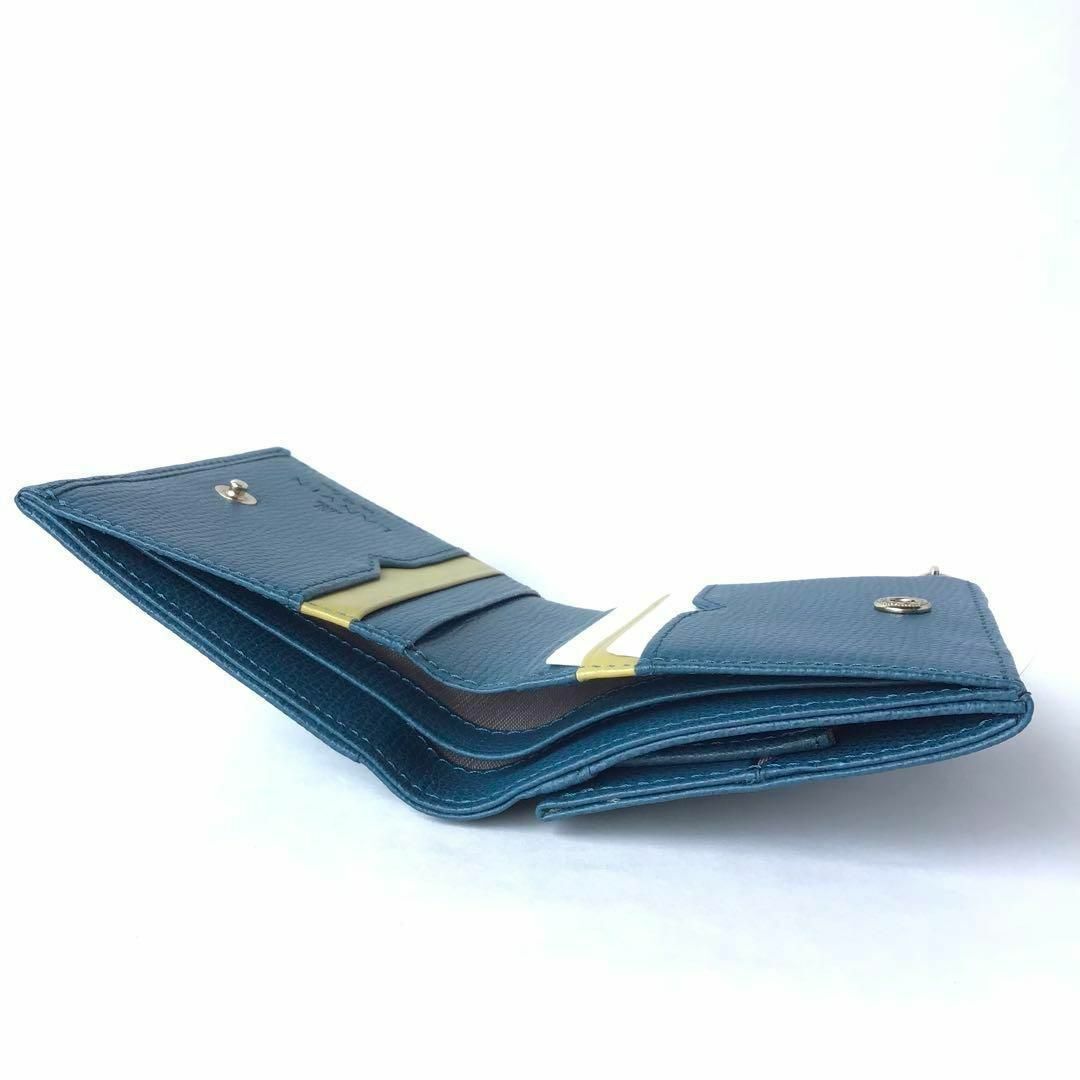 LANVIN en Bleu(ランバンオンブルー)の【新品】ランバンオンブルー ブリエ BOX２つ折り財布 グリーン レディースのファッション小物(財布)の商品写真