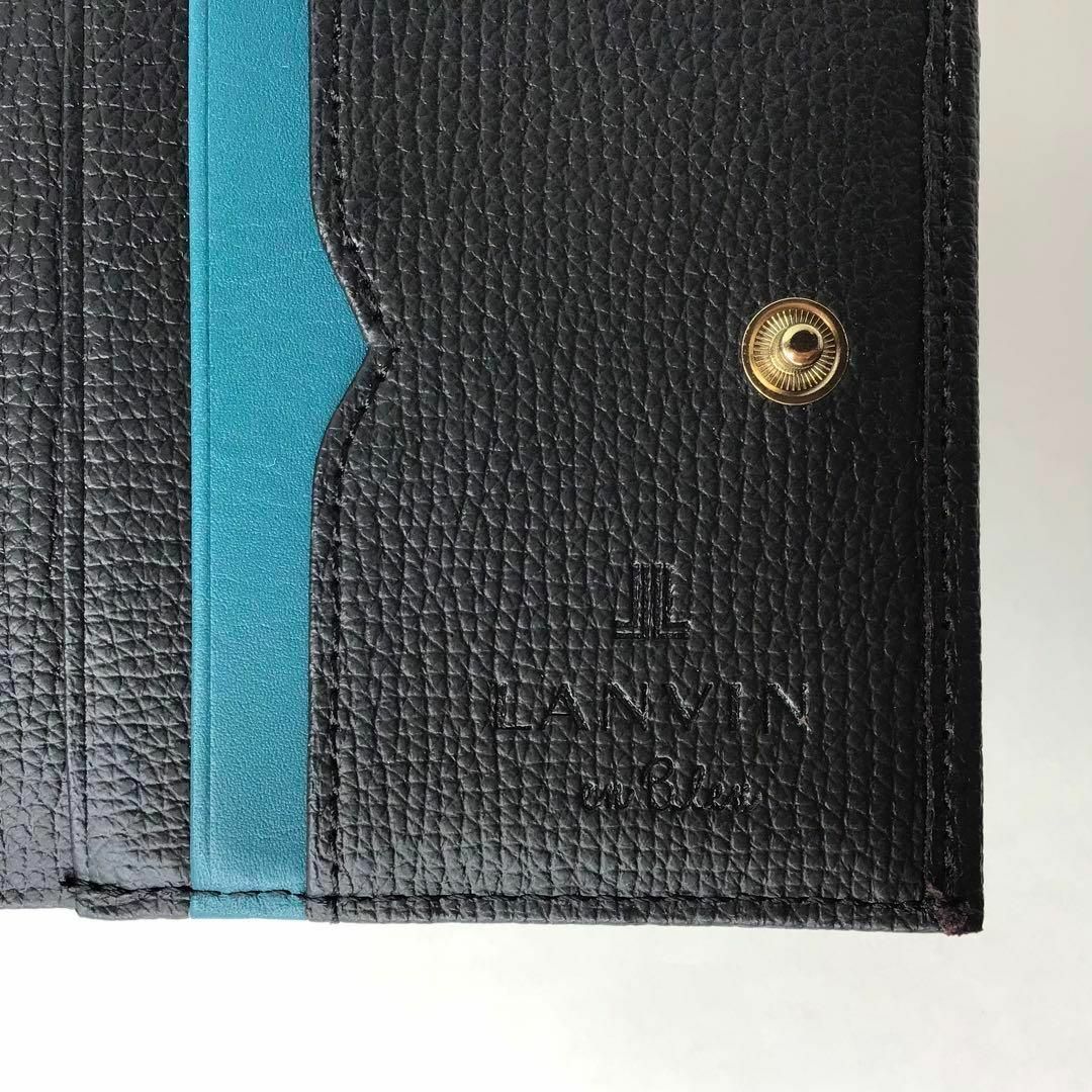 新品★ランバンオンブルー ブリエ BOX２つ折り財布 ベージュ