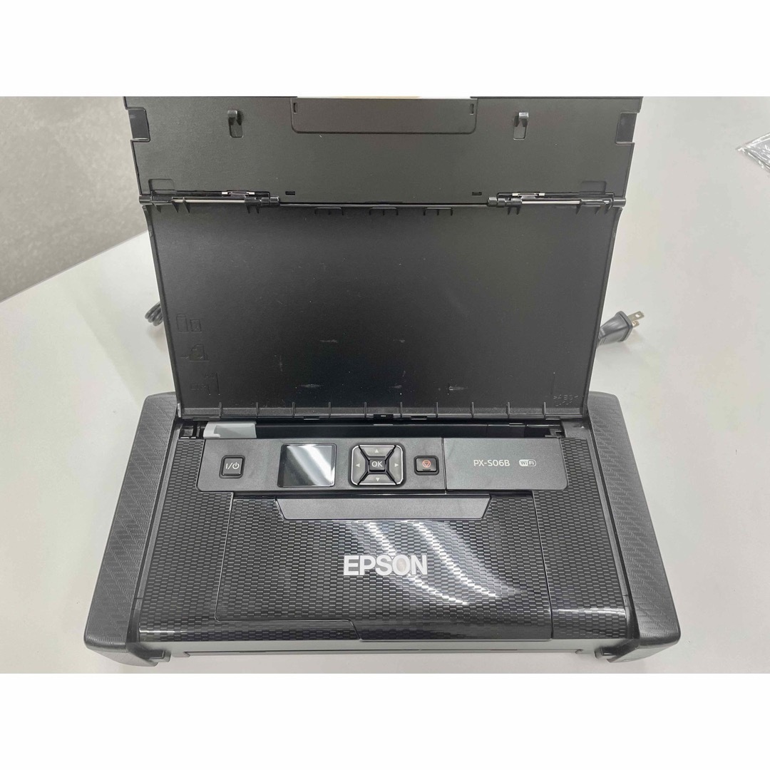 エプソン プリンター A4 モバイル カラーインクジェット ビジネス向け PX-S06B ブラック - 3