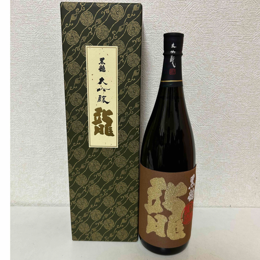 黒龍 【大吟醸 龍】 1800ml 箱入り 数量限定 黒龍酒造3年熟成 - 日本酒