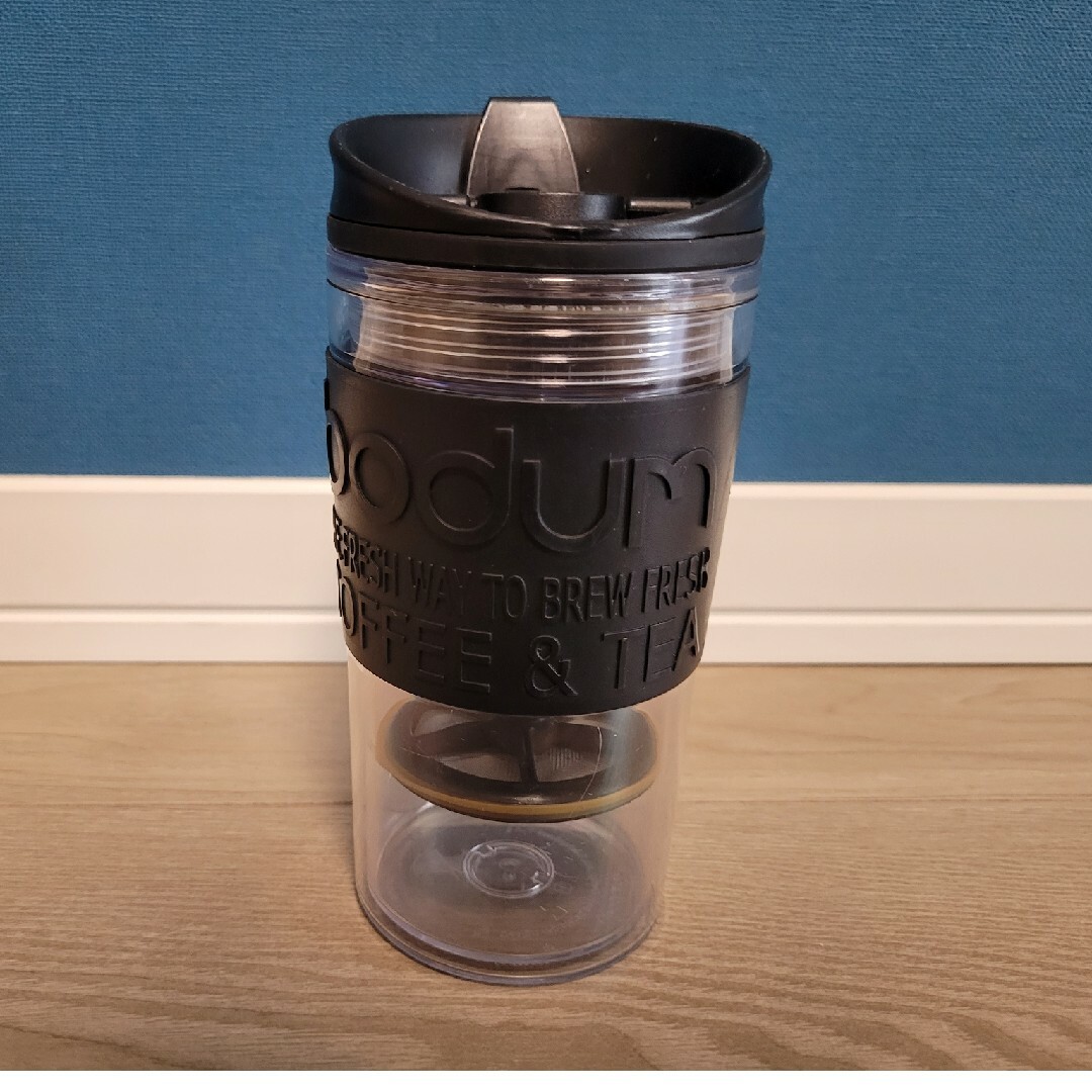 bodum(ボダム)のBODUM ボダム TRAVEL MUG トラベルマグ 350ml ブラック インテリア/住まい/日用品のキッチン/食器(タンブラー)の商品写真