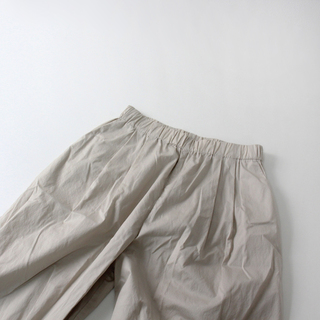 エヴァムエヴァ evam eva 美品 2023SS wide pants M/ベージュ ワイドパンツ コットン  定価2.2万【2400013501286】