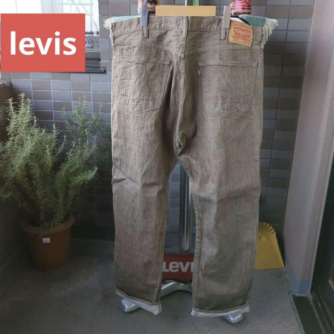 a592 levis リーバイス 501 W42 white osk cone