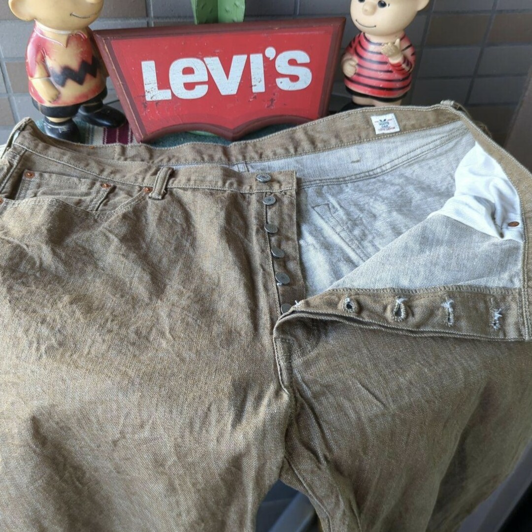 a592 levis リーバイス 501 W42 white osk cone