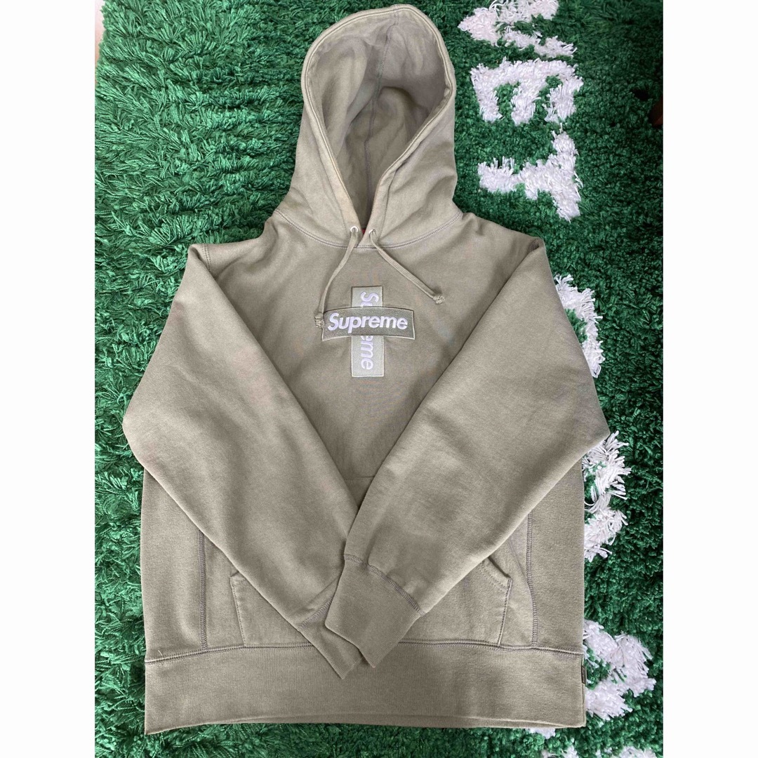 Supreme Cross Box Logo Hooded Sweatshirt