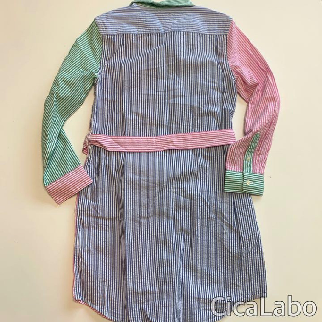Ralph Lauren - 【新品】ラルフローレン ストライプ シャツ ワンピース ...