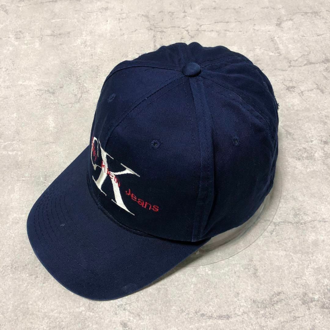 Calvin Klein カルバンクライン 90s 6パネルキャップ 刺繍ロゴ帽子