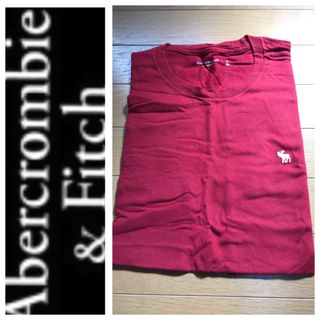 アバクロンビーアンドフィッチ(Abercrombie&Fitch)の◎L◎新品正規品◎アバクロ◎UネックTシャツ◎送料込(Tシャツ/カットソー(半袖/袖なし))