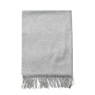 ジョンストンズ(Johnstons)の【新品未使用】 ジョンストンズ Johnstons カシミア ストール 大判 カシミヤ Cashmere Solid Stole WA56 無地 WA000056  【1.SILVER】(マフラー/ショール)