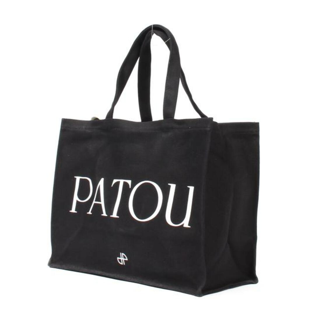 【新品未使用】 PATOU パトゥ トート ショルダーバッグ CANVAS TOTE キャンバストート コットン AC0240076 【BLACK】