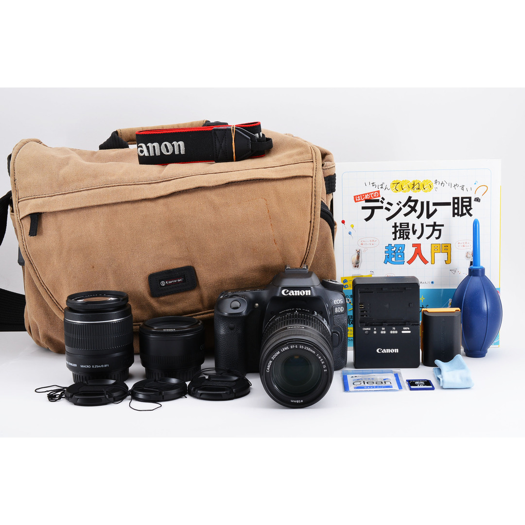 Canon - ☆トリプルレンズセット!!☆ Canon キャノン EOS 80D #6088の