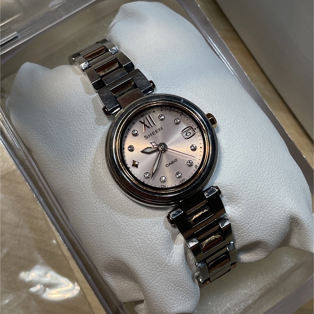 CASIO - 【電波ソーラー】CASIO SHEEN レディース 腕時計の通販 by