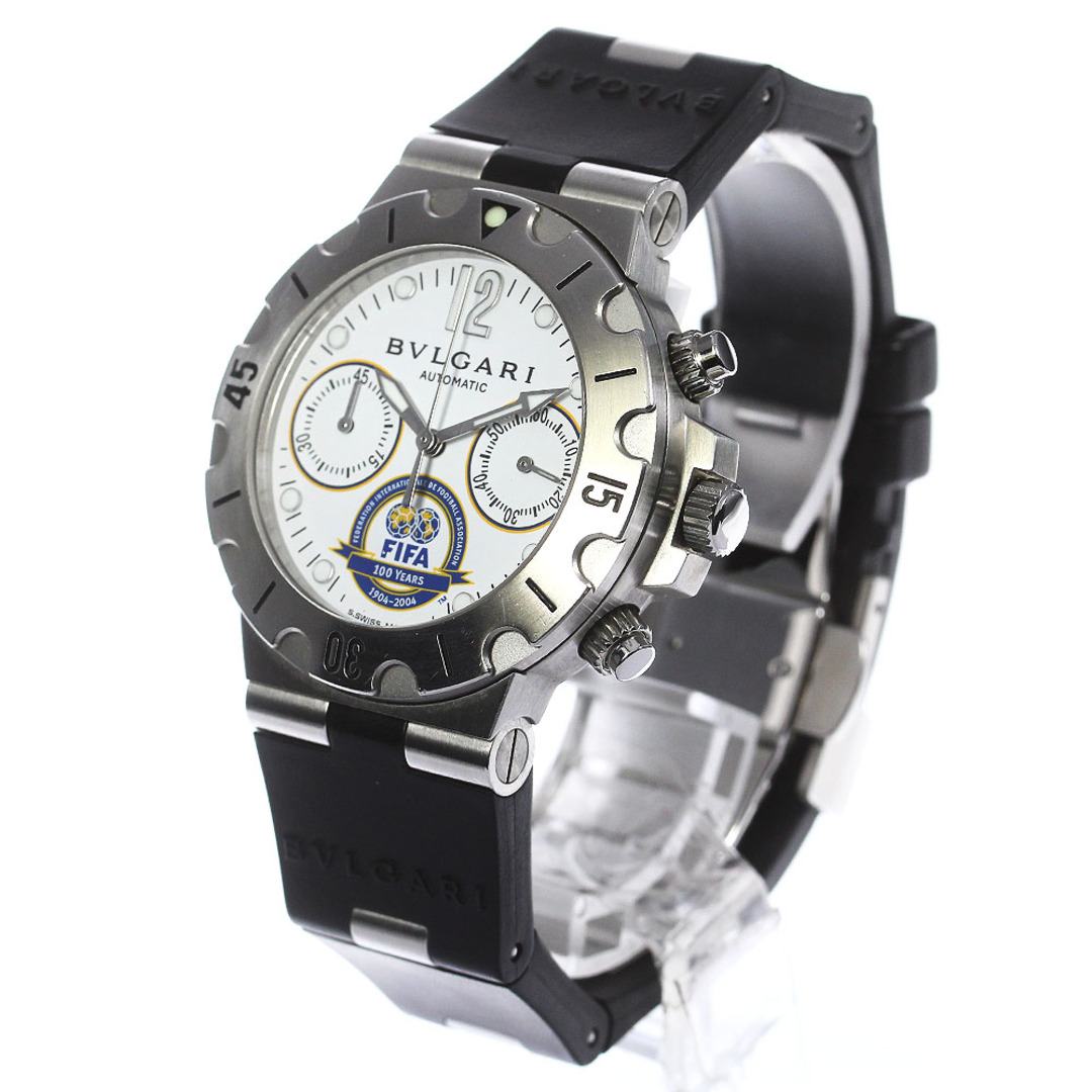 BVLGARI(ブルガリ)のベルト訳あり ブルガリ BVLGARI SCB38S ディアゴノ スクーバ FIFA100周年記念 クロノグラフ 自動巻き メンズ _769720 メンズの時計(腕時計(アナログ))の商品写真