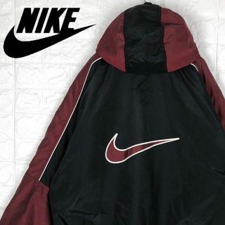 ナイキ NIKE ナイロン ジャケット 中綿入り フルジップ バイカラー