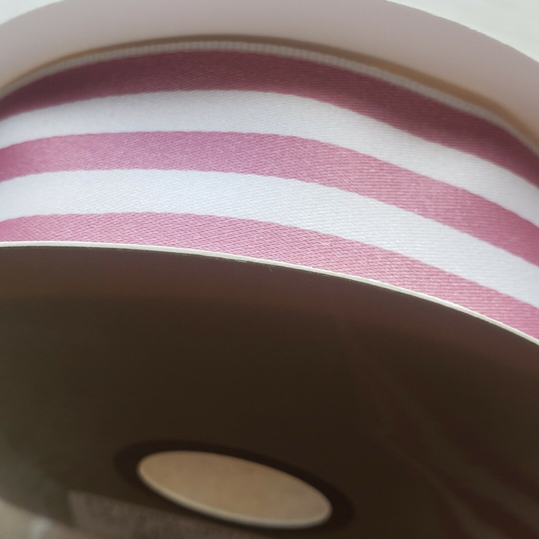 東京リボン　シュガーストライプ30×15 ハンドメイドの素材/材料(各種パーツ)の商品写真