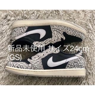 ナイキ(NIKE)のNikeGSAirJordan1RetroLowOG "Black Cement(スニーカー)