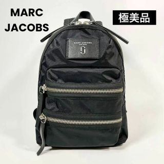 マークジェイコブス(MARC JACOBS)の【極美品】MARC JACOBS ザ バイカー バックパック リュック ブラック(リュック/バックパック)